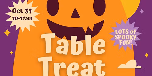 OC Kids Infant & Preschool Table Treat Event