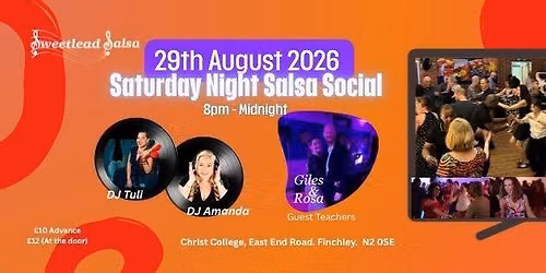 Sweetlead Saturday Salsa Social