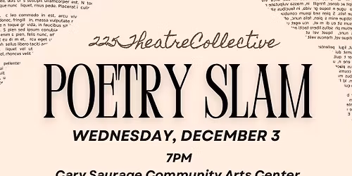 Poetry Slam