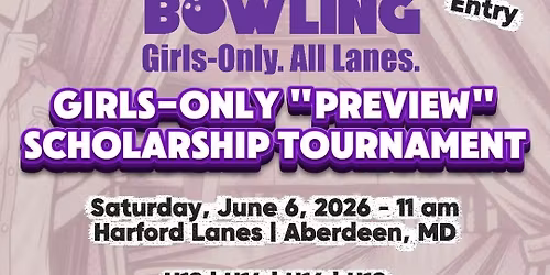GOAL Bowling Preview Scholarship Tournament 