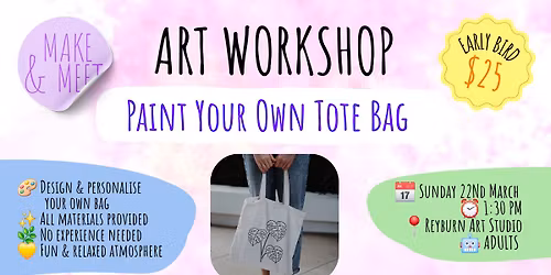 Art Workshop: Paint Your Own Tote Bag