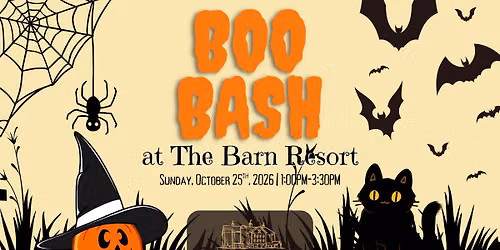 Kids Boo Bash at The Barn Resort