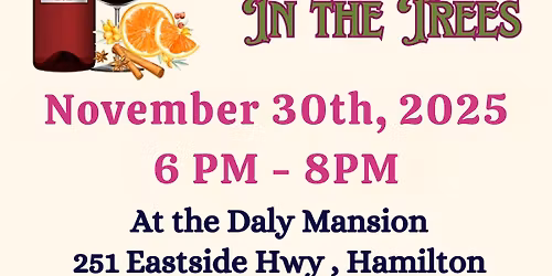 Toasting in the Trees at Festival of Trees