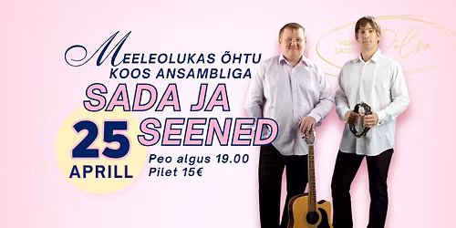 Tantsu\u00f5htu ansambel SADA JA SEENED saatel