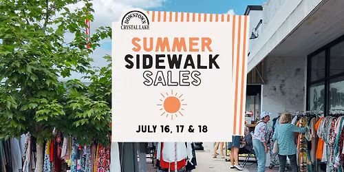 Summer Sidewalk Sales