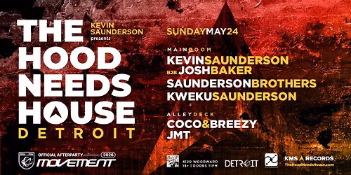 Official Movement Afterparty - The Hood Needs House at the Magic Stick - Detroit, MI
