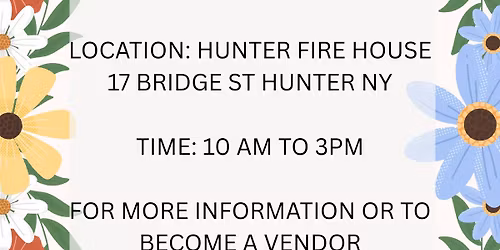 Hunter Fire Co. Spring Vendor & Craft Fair
