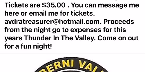 Alberni Valley Drag Racing Association Burger and Beer Night