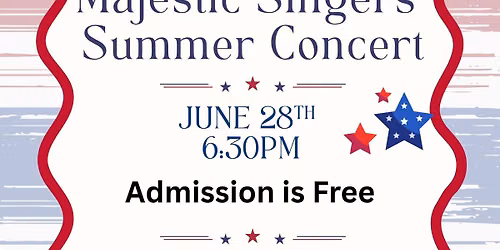 Majestic Singers Summer Concert