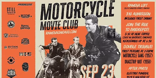 Motorcycle Movie Club - September 23rd