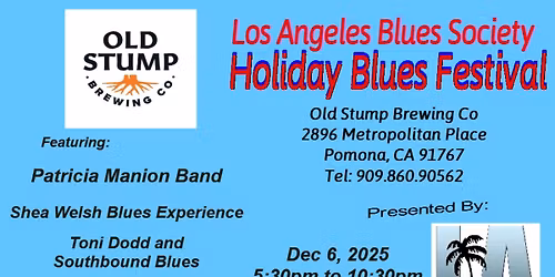 Los Angeles Blues Society Holiday Party and Fundraiser