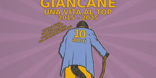 GIANCANE \/\/ UNA VITA AL TOP 2015-2025 \/\/ live al MONK Roma