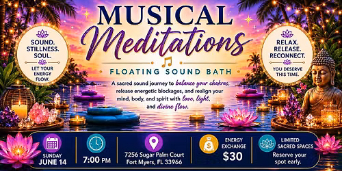 Musical Meditations: A Floating Sound-Bath Experience