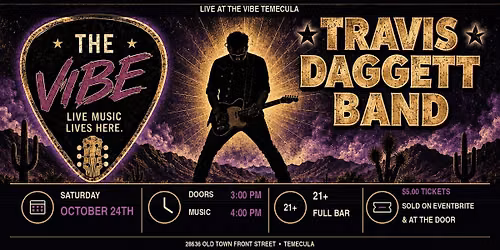 THE TRAVIS DAGGETT BAND. LIVE AT THE VIBE