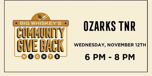 Community Give Back Night benefitting Ozarks TNR