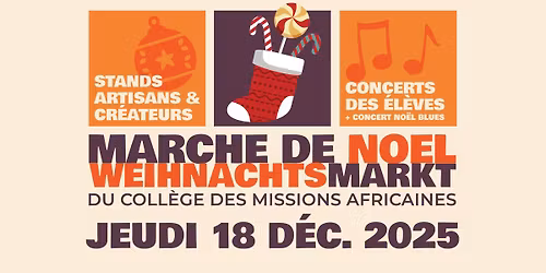 March\u00e9 de No\u00ebl des Missions Africaines - Edition #1 - 18 d\u00e9cembre 2025