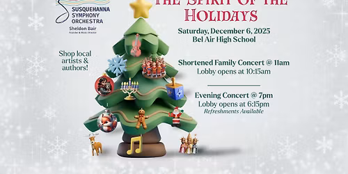 11 a.m. family concert \u2013 The Spirit of the Holidays