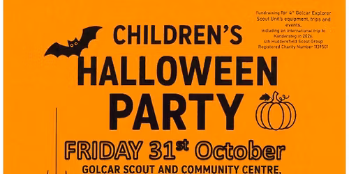 Children's Halloween Party - 10 to 14 year olds (age range flexible)