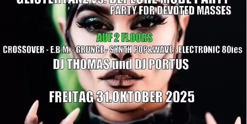 Halloween-Party im Sakrema \/ Geistertanz vs. Depeche Mode Party