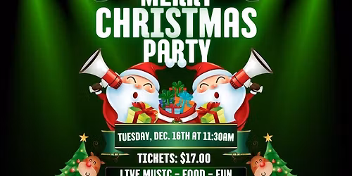 Merry Christmas Party at Dublin Community Senior Center