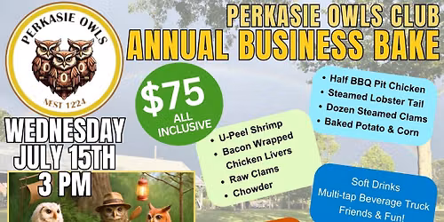 Perkasie Owls Annual Business Bake