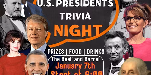 U.S. Presidents Trivia Night