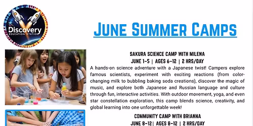June Summer Camps