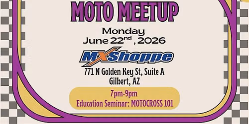 June PHX Women's Moto Meetup - Motocross 101