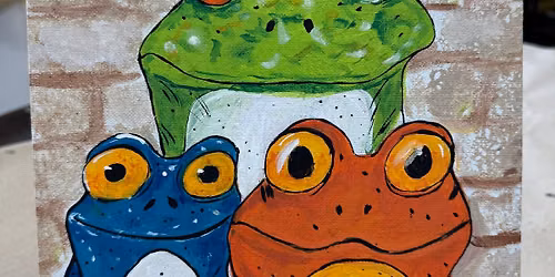 Three Frogs Acrylic Painting Workshop