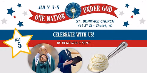 One Nation Under God: Sung Mass with Schola + Ice Cream Social