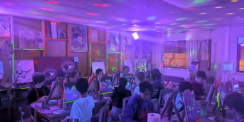 Glow in the dark- paint night