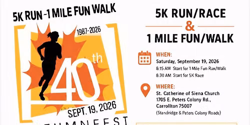 Autumnfest: 5K Race and 1 Mile Fun Fun