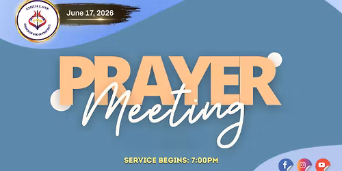 Kingston & St. Andrew Zone 1 Prayer & Fasting Service for JUNE 2026 at Smith Lane COGOP
