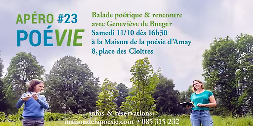 Apéro poéVIE #23 - Balade poétique & rencontre