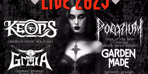 RO\u0160TILJARKA LIVE 2025 - SUBOTA, 22.11. - KLUB KOTA\u010c, PULA