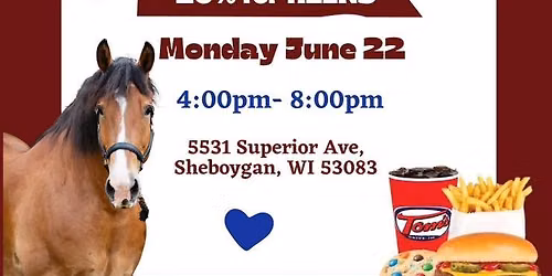 Tom\u2019s Drive-In Fundraiser supporting REINS