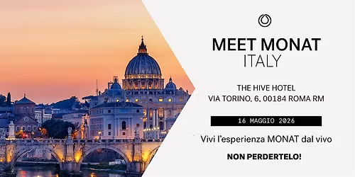 Meet Monat Roma - 16 Maggio 2026