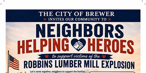 Robbins Lumber Mill Explosion Fundraiser : Neighbors Helping Neigbhbors