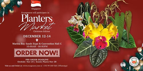 Ecuagenera will participate in Planters Market Christmas Edition