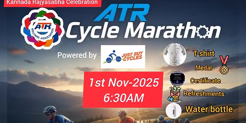ATR cycle Marathon - Powered by JUST BUY CYCLE(Sarajapura-Bangalore)