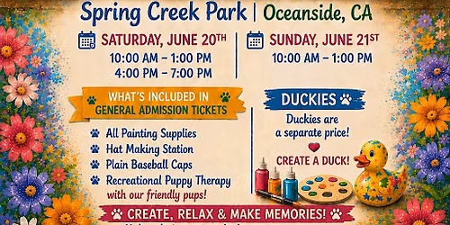 Duckies with Dad day #2: A Pawsome Father's Day Event