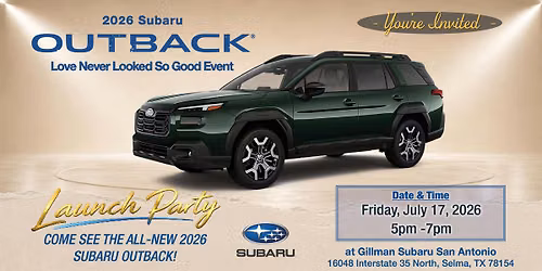 New Subaru Outback Launch Party