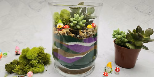 Sand Art Terrarium at Legend Brewing