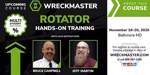 Baltimore MD Rotator November 19-20, 2025