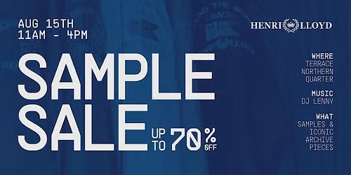 Henri-Lloyd Sample Sale | Up to 70% Off + Archive Collection
