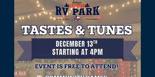 ACRV Christmas Tastes and Tunes