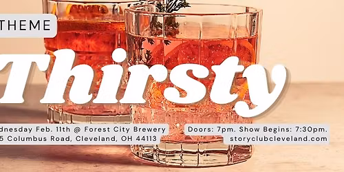 Story Club Cleveland: Thirsty