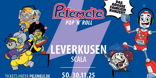 Pelemele rockt das Scala
