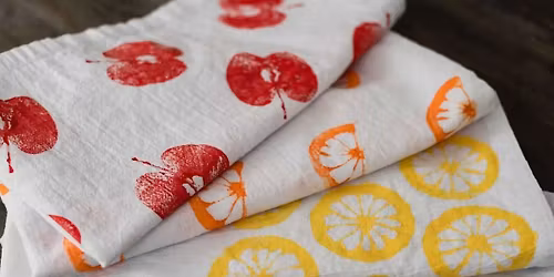 Paint a Dish Towel with Friends of the Library