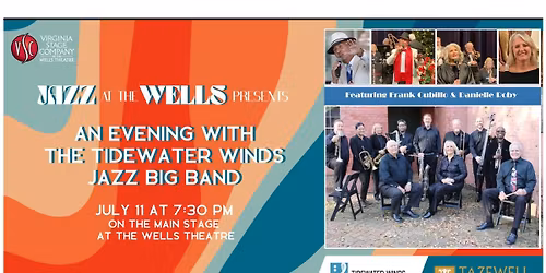 Jazz at The Wells presents: An Evening with the Tidewater Winds Jazz Big Band